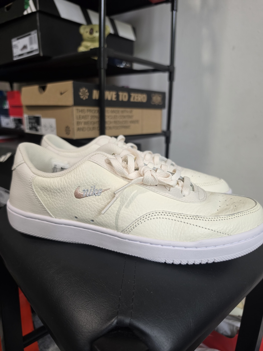 Nike Women Court Vintage Premium 'Pale Ivory' PRM Shoes CW1067 101